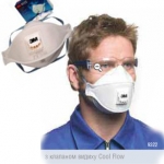 Respirator mask with exhalation valve